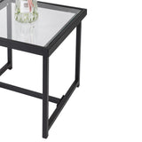 UBesGoo Outdoor 3-PCS Resin Wicker Rattan Chairs and Table Garden Patio Furniture Set