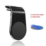 USLION Magnetic Car Phone Holder Air Vent Clip Mount Stand in Car For iPhone 11 Samsung S10 S9 Magnet GPS Mobile Phone Holders