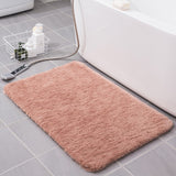 Cotton Fiber Bath Mat Super Absorbent Bathroom Carpets Rugs Bathtub Floor Mat Doormat For Shower Room Toilet Bathroom Mat 4 Size