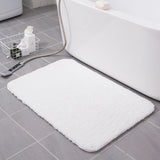 Cotton Fiber Bath Mat Super Absorbent Bathroom Carpets Rugs Bathtub Floor Mat Doormat For Shower Room Toilet Bathroom Mat 4 Size