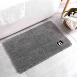 Cotton Fiber Bath Mat Super Absorbent Bathroom Carpets Rugs Bathtub Floor Mat Doormat For Shower Room Toilet Bathroom Mat 4 Size