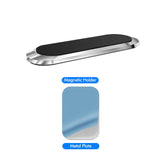 TKEY Magnetic Car Phone Holder mini Strip Paste Stand For iPhone Samsung Xiaomi Wall Zinc Alloy Magnet GPS Car Mount Dashboard