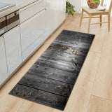Nordic Kitchen Mat Bedroom Entrance Doormat Home Hallway Floor Decoration Living Room Carpet Wood grain Bathroom Anti-Slip Rug