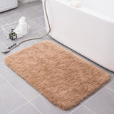 Cotton Fiber Bath Mat Super Absorbent Bathroom Carpets Rugs Bathtub Floor Mat Doormat For Shower Room Toilet Bathroom Mat 4 Size