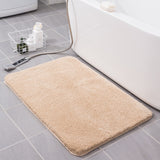 Cotton Fiber Bath Mat Super Absorbent Bathroom Carpets Rugs Bathtub Floor Mat Doormat For Shower Room Toilet Bathroom Mat 4 Size
