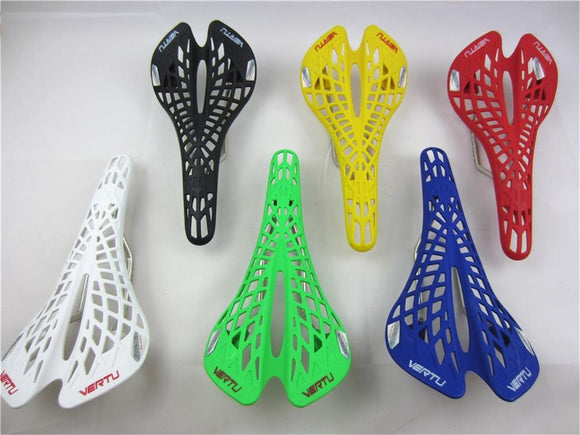 Super Light Plastic Bicycle Saddle Mountain MTB Bike Saddle Seat PVC Cushion Sillin Bicicleta 6 Color Cycling Part Factory Agent