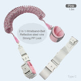 Toddler Leash for Baby Anti Lost Wrist Link Magnetic Induction Lock Safety Harness Children Walking Hand Belt Strap Wristband