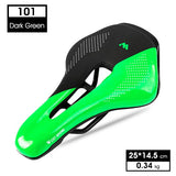 WEST BIKING Bike Saddle Silicone Cushion PU Leather Surface Silica Filled Gel Comfortable Cycling Seat Shockproof Bicycle Saddle