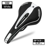WEST BIKING Bike Saddle Silicone Cushion PU Leather Surface Silica Filled Gel Comfortable Cycling Seat Shockproof Bicycle Saddle
