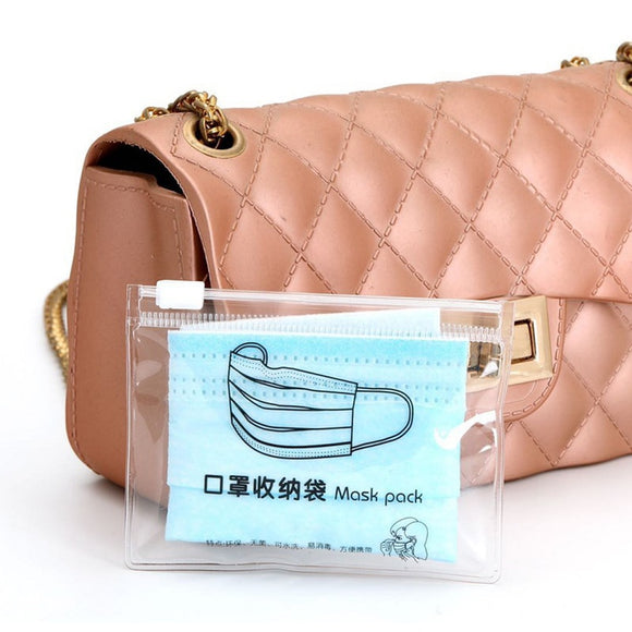 Mask Cover Bag Portable Facemask Holder Mouth Mask Storage Box Case Save Mask Boxes Cosmetic Organizer Bag Mascarillas