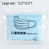 Mask Cover Bag Portable Facemask Holder Mouth Mask Storage Box Case Save Mask Boxes Cosmetic Organizer Bag Mascarillas