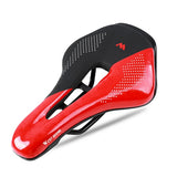 WEST BIKING Comfortable Bicycle Saddle MTB Mountain Road Bike Seat Soft PU Leather Hollow Cushion Bike Part Accessories