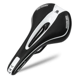 WEST BIKING Comfortable Bicycle Saddle MTB Mountain Road Bike Seat Soft PU Leather Hollow Cushion Bike Part Accessories
