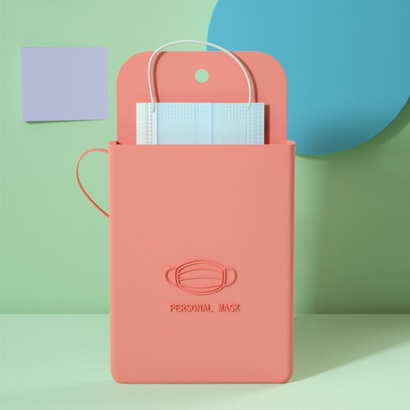 Silicone Mask bag Portable Face Mask Holder Storage Box students Reusable Facemask Storage bag Mask Bag Dustproof Face Mask Case