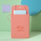 Silicone Mask bag Portable Face Mask Holder Storage Box students Reusable Facemask Storage bag Mask Bag Dustproof Face Mask Case