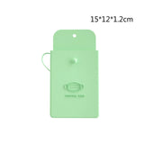 Silicone Mask bag Portable Face Mask Holder Storage Box students Reusable Facemask Storage bag Mask Bag Dustproof Face Mask Case