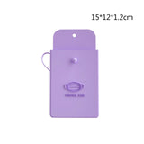 Silicone Mask bag Portable Face Mask Holder Storage Box students Reusable Facemask Storage bag Mask Bag Dustproof Face Mask Case