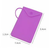 Silicone Mask bag Portable Face Mask Holder Storage Box students Reusable Facemask Storage bag Mask Bag Dustproof Face Mask Case