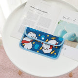 Student Portable Mask Box CartoonFace Mask Storage Bag Mouth Mask Cover Case Anti Pollution Facemask Case