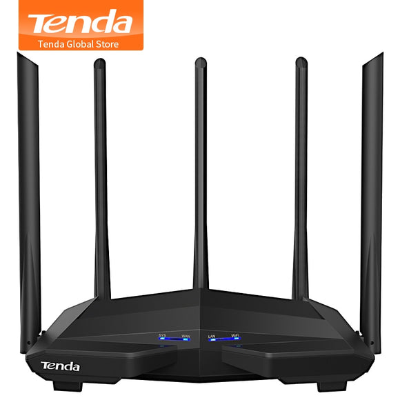Tenda AC11 AC1200 Wifi Router Gigabit 2.4G 5.0GHz Dual-Band 1164Mbps Wireless Router Wifi Repeater with 5 High Gain Antennas